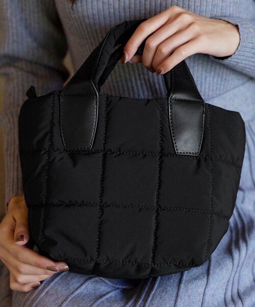 ブラックキルティングバックパック 楽天市場】キルティング レザー（バックパック・リュック｜レディース