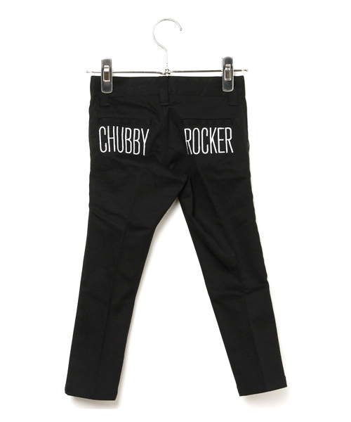 CHUBBYGANG（チャビーギャング）の「ストレッチツイル　スタッズストレートパンツ（その他パンツ・キッズ・ベージュ/パープル/ブラック・100/120/130/110）」の4枚目の写真