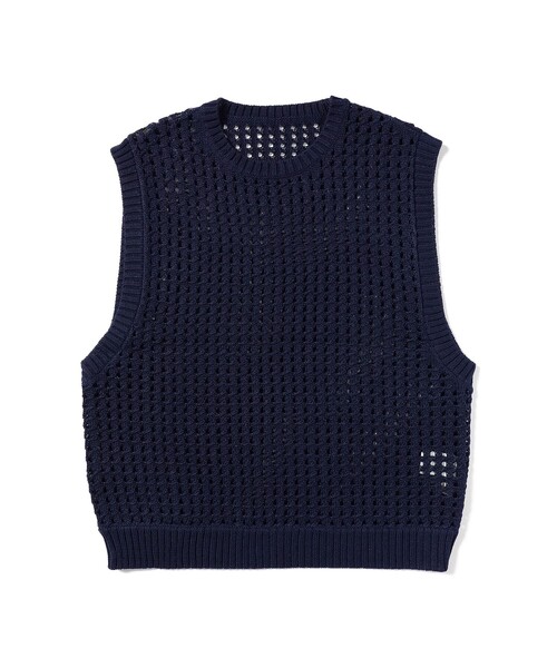 BEAMS（ビームス）の「BEAMS / 5ゲージ メッシュ ベスト（ベスト・メンズ・ネイビー/ナチュラル・S/M/L）」の19枚目の写真