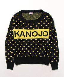 Amé no chi hare 黒 半袖 ニット ドット柄トップス antiqua ドット柄シャツ シャツ レディース トップス 長袖 送料