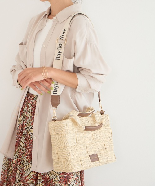 BAYFLOW（ベイフロー）の「[ファスナー付き]ロゴショルダーザツ