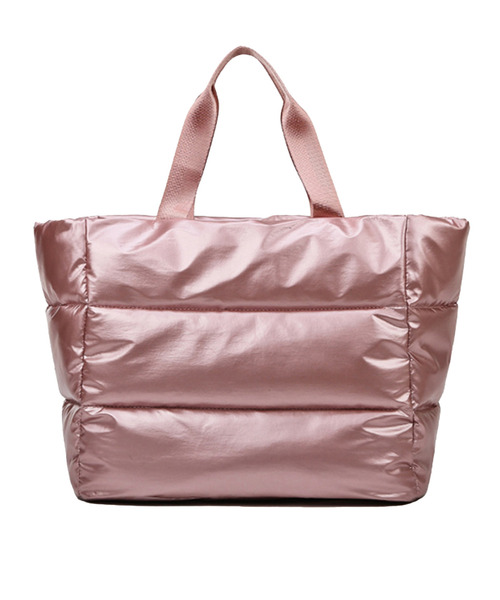 DAY CLOSET(デイ クローゼット)の「【A4収納可】2WAYぷっくりキルティングトートバッグ+ベルト 2点セット(トートバッグ・レディース・ブラック/グリーン/シルバー/パープル/ピンク/ブルー・ONE SIZE)」の11枚目の写真