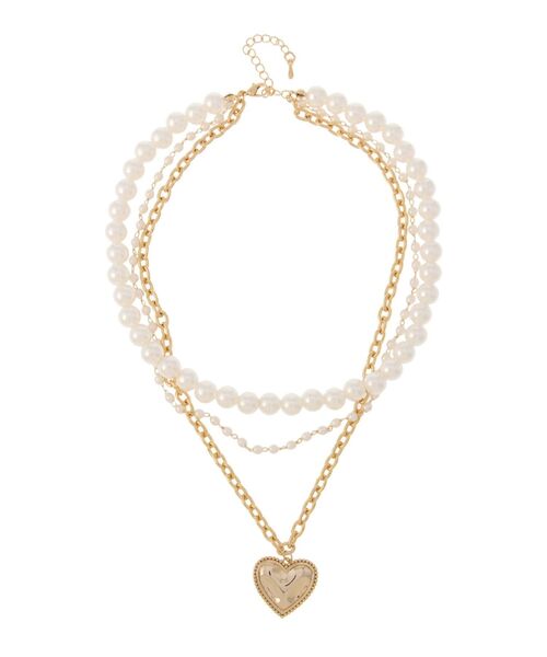 EVRIS（エヴリス）の「PEARL CHAIN3連ネックレス（ネックレス・レディース・シルバー/ゴールド・FREE）」の11枚目の写真