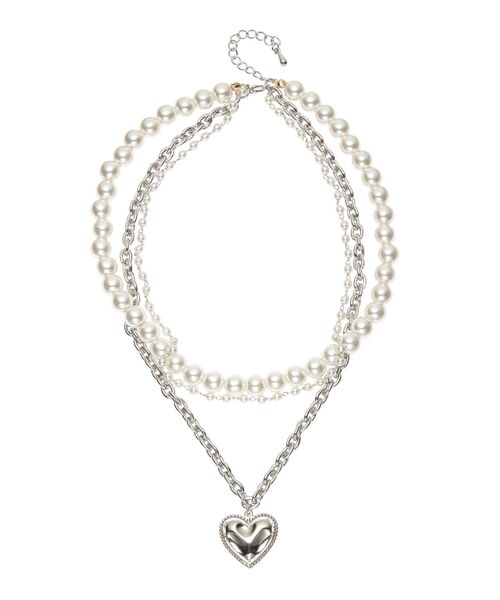 EVRIS（エヴリス）の「PEARL CHAIN3連ネックレス（ネックレス・レディース・シルバー/ゴールド・FREE）」の12枚目の写真