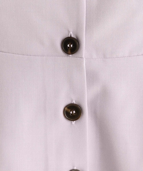 Andemiu(アンデミュウ)の「ベスト×サロペット2ピース100674(パンツドレス・レディース・ベージュ/ブラック/ラベンダー・FREE)」の17枚目の写真