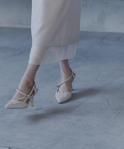 PROPORTION BODY DRESSING（プロポーションボディドレッシング）の「シアーレイヤードアイラインスカート / 1214120206（スカート・レディース・ベージュ/ダークグレー・MEDIUM/SMALL）」の12枚目の写真