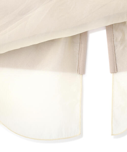 PROPORTION BODY DRESSING（プロポーションボディドレッシング）の「シアーレイヤードアイラインスカート / 1214120206（スカート・レディース・ベージュ/ダークグレー・MEDIUM/SMALL）」の20枚目の写真