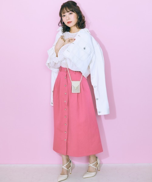marun(マルン)の「<大きいサイズ> シフォンドビーブラウス marun(シャツ/ブラウス・レディース・オフホワイト・4L/5L/L/LL/3L)」の11枚目の写真