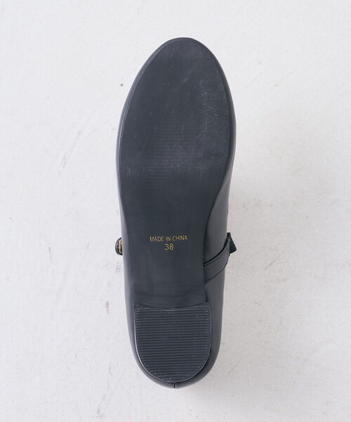 FREAK'S STORE（フリークスストア）の「ROVERETO/ロベレート ローヒール ストラップリボン付きシューズ（パンプス・レディース・ブラック/ホワイト・38/36/37）」の22枚目の写真