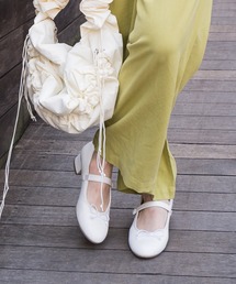 FREAK'S STORE | ROVERETO/ロベレート ローヒール ストラップリボン付きシューズ(パンプス)