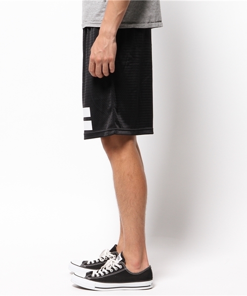 MYE-DO'（マイ・ドゥ）の「ラインド メッシュショーツ（その他パンツ・メンズ・ブラック・SMALL/LARGE/MEDIUM）」の2枚目の写真