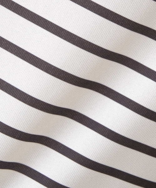 a.v.v（アーヴェヴェ）の「シアーハイネックトップス（Tシャツ/カットソー・レディース・アイボリー/ホワイト/チャコールグレー/ライトピンク・38/36/42/34/40）」の18枚目の写真