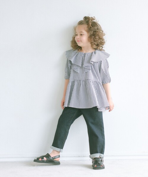 green label relaxing(グリーンレーベルリラクシング)の「TJ GLR フットベッド グルカ サンダル 17cm-21cm(サンダル・キッズ・ブラック/ブラウン/ホワイト・21cm/20cm/19cm/18cm/17cm)」の14枚目の写真