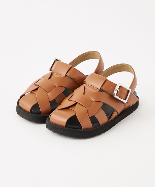 green label relaxing(グリーンレーベルリラクシング)の「TJ GLR フットベッド グルカ サンダル 17cm-21cm(サンダル・キッズ・ブラック/ブラウン/ホワイト・21cm/20cm/19cm/18cm/17cm)」の9枚目の写真