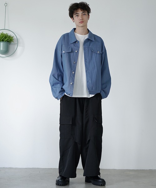 ESSAY オーバーサイズデニムジャケット M notch.｜オーバーサイズデニムジャケット | Rakuten Fashion