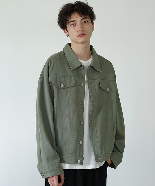 セール】【MinoriTY】カラーデニムジャケット ジージャン メンズ