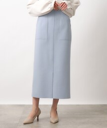 OPAQUE.CLIP | ≪新色追加/4color≫ ウールライクジャージタイトスカート【洗濯機洗い可】(スカート)