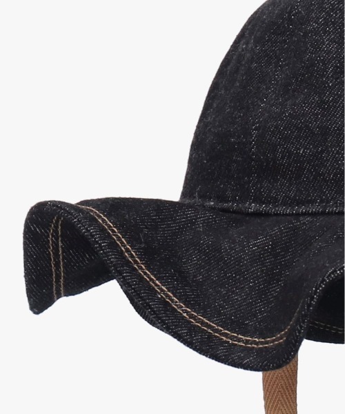 kaorinomori(カオリノモリ)の「kaorinomori リルニームハット / カオリノモリ(ハット・レディース・ネイビー/ブラック/ライトブルー・M/57.5cm)」の5枚目の写真