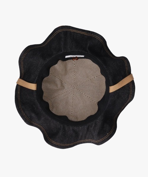 kaorinomori(カオリノモリ)の「kaorinomori リルニームハット / カオリノモリ(ハット・レディース・ネイビー/ブラック/ライトブルー・M/57.5cm)」の6枚目の写真