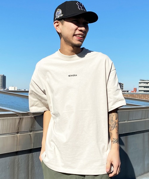 NEW ERA(ニューエラ)の「NEW ERA/ニューエラ 半袖Tシャツ オーバーサイズ バックプリント 14121871/14121872/14121873/14121874(Tシャツ/カットソー・メンズ・ホワイト/ストーン/ライトブルー/ブラック・M/L/XL/2XL)」の21枚目の写真