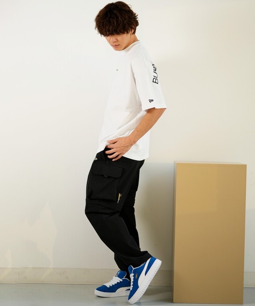 NEW ERA(ニューエラ)の「NEW ERA/ニューエラ 半袖Tシャツ オーバーサイズ バックプリント 14121871/14121872/14121873/14121874(Tシャツ/カットソー・メンズ・ホワイト/ストーン/ライトブルー/ブラック・M/L/XL/2XL)」の15枚目の写真