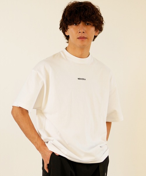 NEW ERA(ニューエラ)の「NEW ERA/ニューエラ 半袖Tシャツ オーバーサイズ バックプリント 14121871/14121872/14121873/14121874(Tシャツ/カットソー・メンズ・ホワイト/ストーン/ライトブルー/ブラック・M/L/XL/2XL)」の8枚目の写真