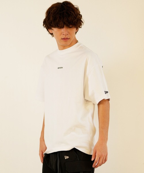 NEW ERA(ニューエラ)の「NEW ERA/ニューエラ 半袖Tシャツ オーバーサイズ バックプリント 14121871/14121872/14121873/14121874(Tシャツ/カットソー・メンズ・ホワイト/ストーン/ライトブルー/ブラック・M/L/XL/2XL)」の9枚目の写真