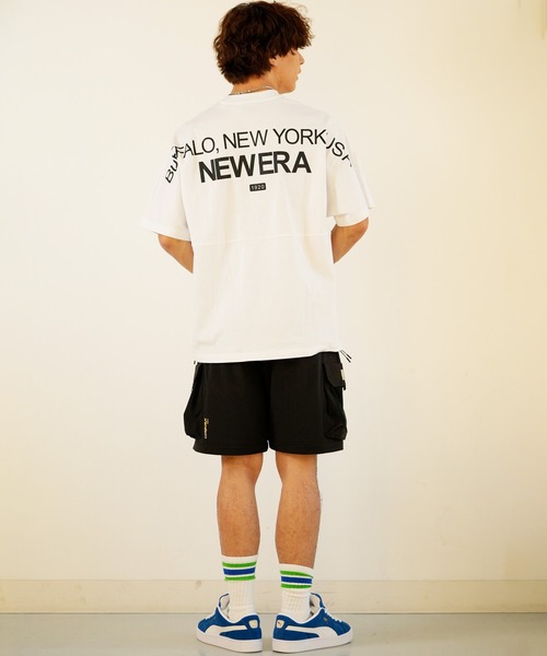 NEW ERA(ニューエラ)の「NEW ERA/ニューエラ 半袖Tシャツ オーバーサイズ バックプリント 14121871/14121872/14121873/14121874(Tシャツ/カットソー・メンズ・ホワイト/ストーン/ライトブルー/ブラック・M/L/XL/2XL)」の20枚目の写真