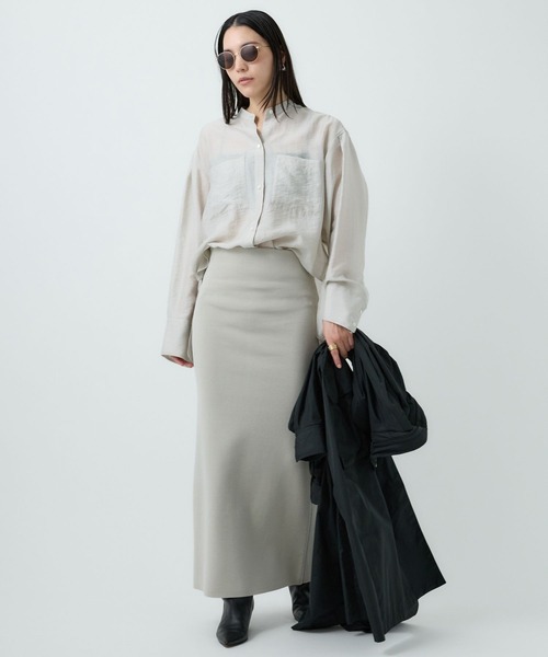 Chaosシルクコンティールスカート Chaos(カオス)｜シルクコンティールスカート/グレージュ の通販