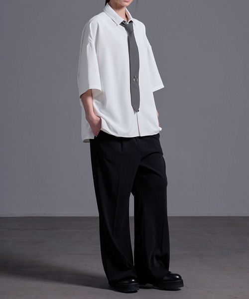 Loose/ルース（ルース）の「メタルパーツ モードネクタイ（ネクタイ・メンズ・ブルー系/グレー系/グレー/ブラック・FREE）」の20枚目の写真