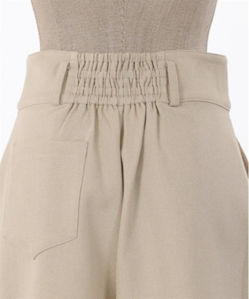 axes femme POETIQUE(アクシーズファムポエティック)の「レースアップショートパンツ(その他パンツ・レディース・ネイビー/ブラック/ベージュ・MEDIUM)」の13枚目の写真