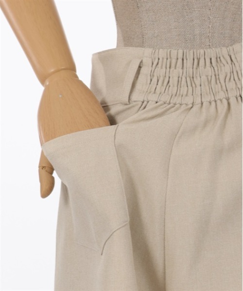 axes femme POETIQUE(アクシーズファムポエティック)の「レースアップショートパンツ(その他パンツ・レディース・ネイビー/ブラック/ベージュ・MEDIUM)」の15枚目の写真