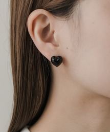 SMELLY | ガラスハートピアス(ピアス(両耳用))