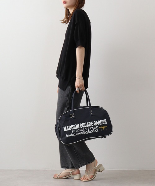 FUNALIVE(ファンアライブ)の「SPIEL(シュピール) USBポート付きミディアムボストンバッグ(ボストンバッグ・レディース・ブラック/ネイビー・FREE)」の16枚目の写真