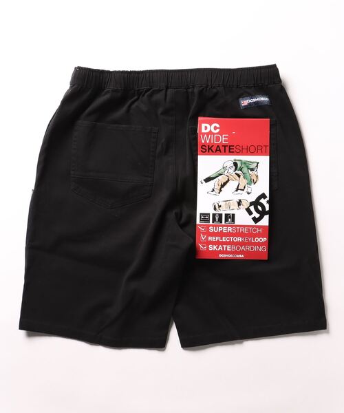 セール】24 WIDE SHORT/DCストレッチウエストゴムショートパンツ