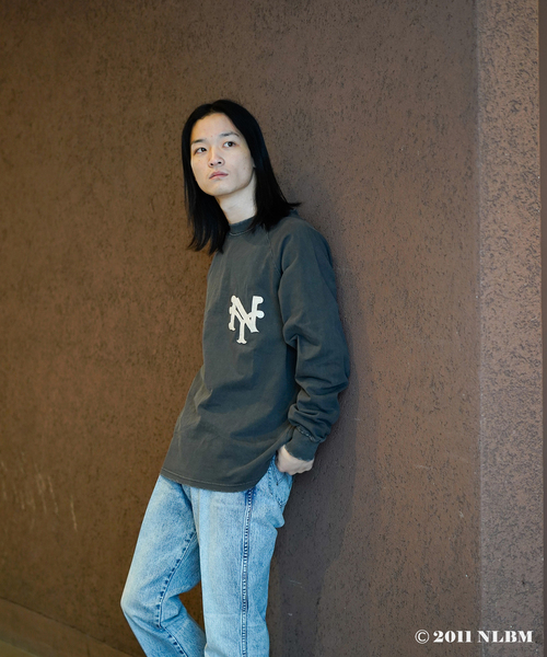 JOINT WORKS（ジョイントワークス）の「【SCREEN STARS/スクリーンスターズ】 Negro Leagues Damage L/S（Tシャツ/カットソー・メンズ・ブラック/グレー/ブラック系その他・LARGE/MEDIUM）」の2枚目の写真