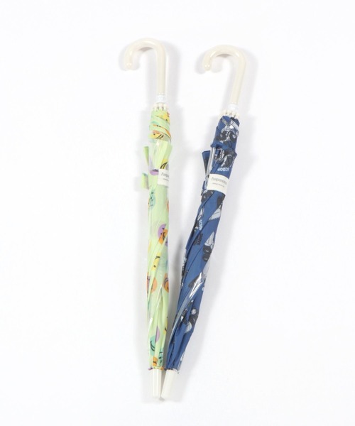 BAYFLOW(ベイフロー)の「総柄傘1(KIDS)(長傘・キッズ・ブルー/イエロー・SMALL/MEDIUM)」の3枚目の写真