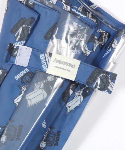 BAYFLOW(ベイフロー)の「総柄傘1(KIDS)(長傘・キッズ・ブルー/イエロー・SMALL/MEDIUM)」の6枚目の写真