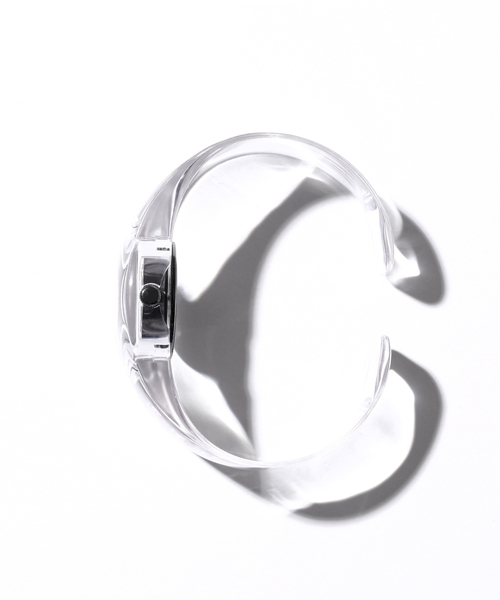 ISSEY MIYAKE クリアアナログ腕時計 ISSEY MIYAKE WATCH イッセイミヤケ 吉岡徳仁 O オー クリア