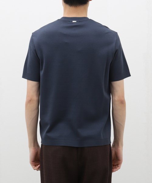 HERNO（ヘルノ）の「【HERNO / ヘルノ】Jersey Knit effect T-Shirt（Tシャツ/カットソー・メンズ・グレー/ホワイト/ベージュ系その他/ネイビー・44/46/48/50/52/42）」の8枚目の写真