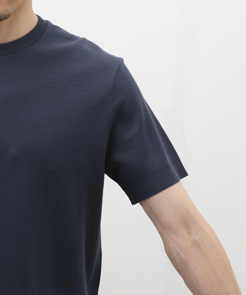 HERNO（ヘルノ）の「【HERNO / ヘルノ】Jersey Knit effect T-Shirt（Tシャツ/カットソー・メンズ・グレー/ホワイト/ベージュ系その他/ネイビー・44/46/48/50/52/42）」の11枚目の写真