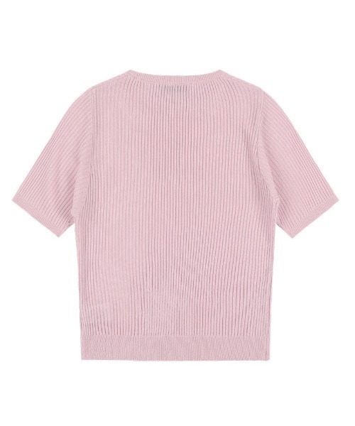 tシャツ A'GEM/9 × .kom 「 FANCY CLUB/ファンシークラブ」 INNOCENCE KNIT TEE/ニットTシャツ レディース FANCY CLUB tシャツ A'GEM/9 × .kom 「 CLUB/ファンシークラブ