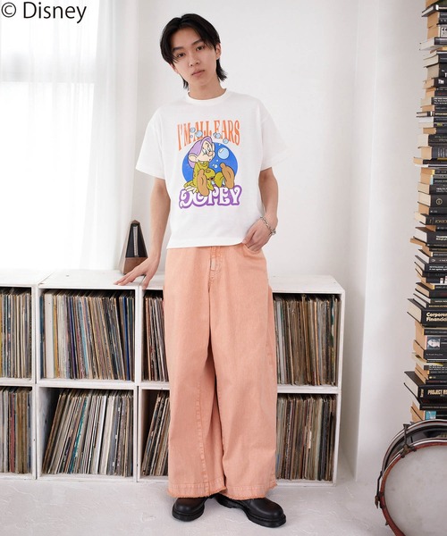 JUNRED(ジュンレッド)の「【 DISNEY / ディズニー 】ドーピー / ハーフスリーブTシャツ(Tシャツ/カットソー・メンズ・オフホワイト/チャコールグレー・M/L)」の8枚目の写真