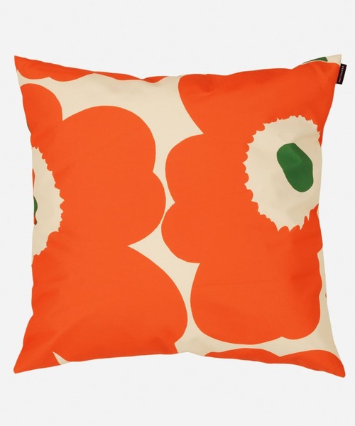 クッションカバー オレンジ イエロー マリメッコ marimekko 1点