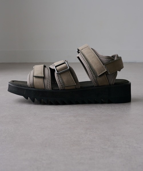 SETUP7（セットアップセブン）の「【HAUS】厚底SHARK SOLE STRAP SANDALS　シャークソールストラップサンダル（サンダル・メンズ・ブラック/グレー・M/L/LL）」の11枚目の写真