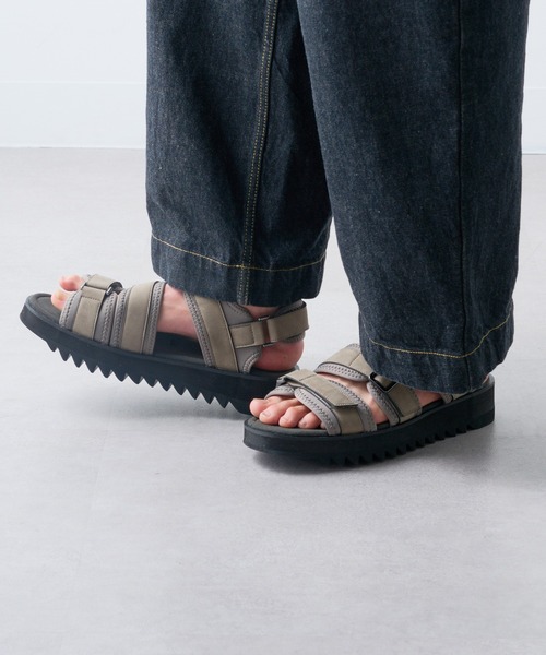 SETUP7（セットアップセブン）の「【HAUS】厚底SHARK SOLE STRAP SANDALS　シャークソールストラップサンダル（サンダル・メンズ・ブラック/グレー・M/L/LL）」の18枚目の写真