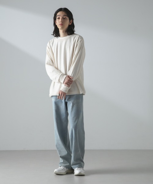 NANO universe(ナノユニバース)の「アンサンブルメッシュTシャツ 長袖(アンサンブル・メンズ・ネイビー/ブラック/ホワイト・S/M/L)」の21枚目の写真