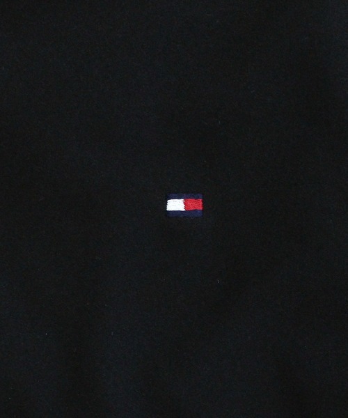 TOMMY HILFIGER（トミーヒルフィガー）の「ライトウエイト バーシティ リブ ニット ボンバー ジャケット Lightweight Varsity Rib Knit Bomber Jacket（ブルゾン・メンズ・ブラック/グレー・L/M/S/XL）」の5枚目の写真