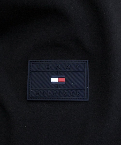 TOMMY HILFIGER（トミーヒルフィガー）の「ライトウエイト バーシティ リブ ニット ボンバー ジャケット Lightweight Varsity Rib Knit Bomber Jacket（ブルゾン・メンズ・ブラック/グレー・L/M/S/XL）」の8枚目の写真