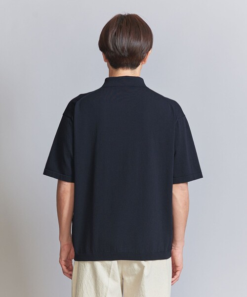 BEAUTY&YOUTH UNITED ARROWS(ビューティーアンドユースユナイテッドアローズ)の「デオドラント ショートスリーブ ニットポロ -抗菌・防臭 ウォッシャブル-(ニット/セーター・メンズ・オフホワイト/ネイビー/ブラック/ベージュ・XL/L/S/M)」の17枚目の写真